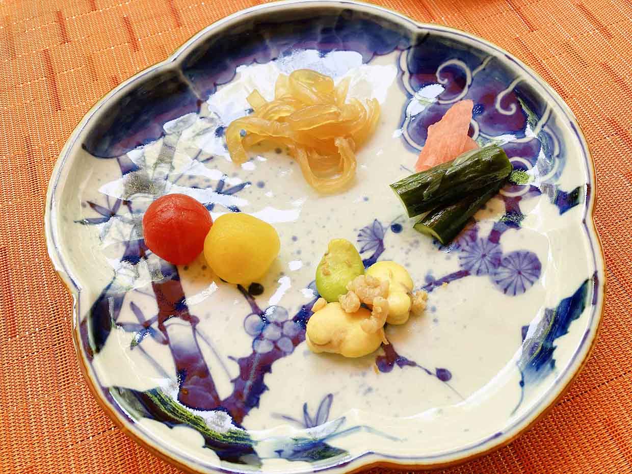 ザ・リッツ・カールトン大阪の点心ランチの冷菜
