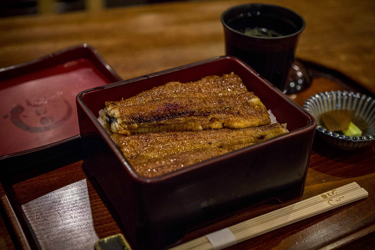 「じん田」の鰻重