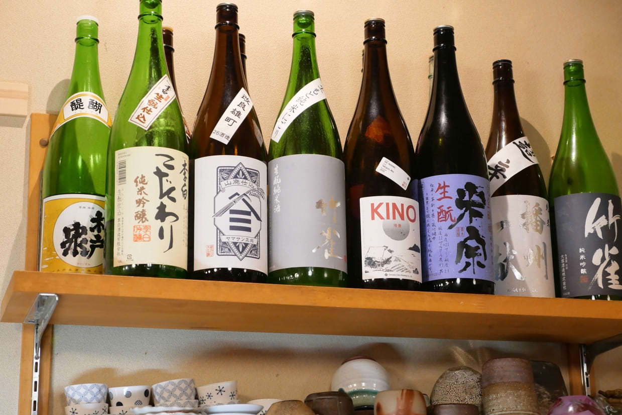 京都市役所近く『うまいもんや いっしょう』の日本酒