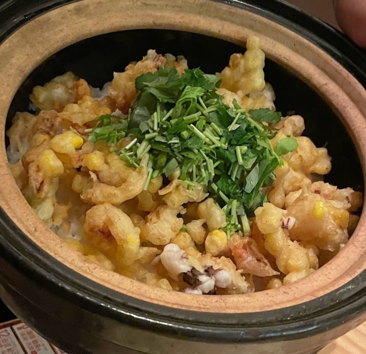 『西天満 桜会』混ぜ天丼