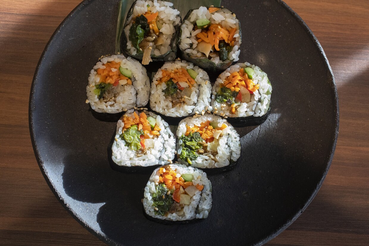 “Mercy Gimbap” at Mercy Vegan Factory