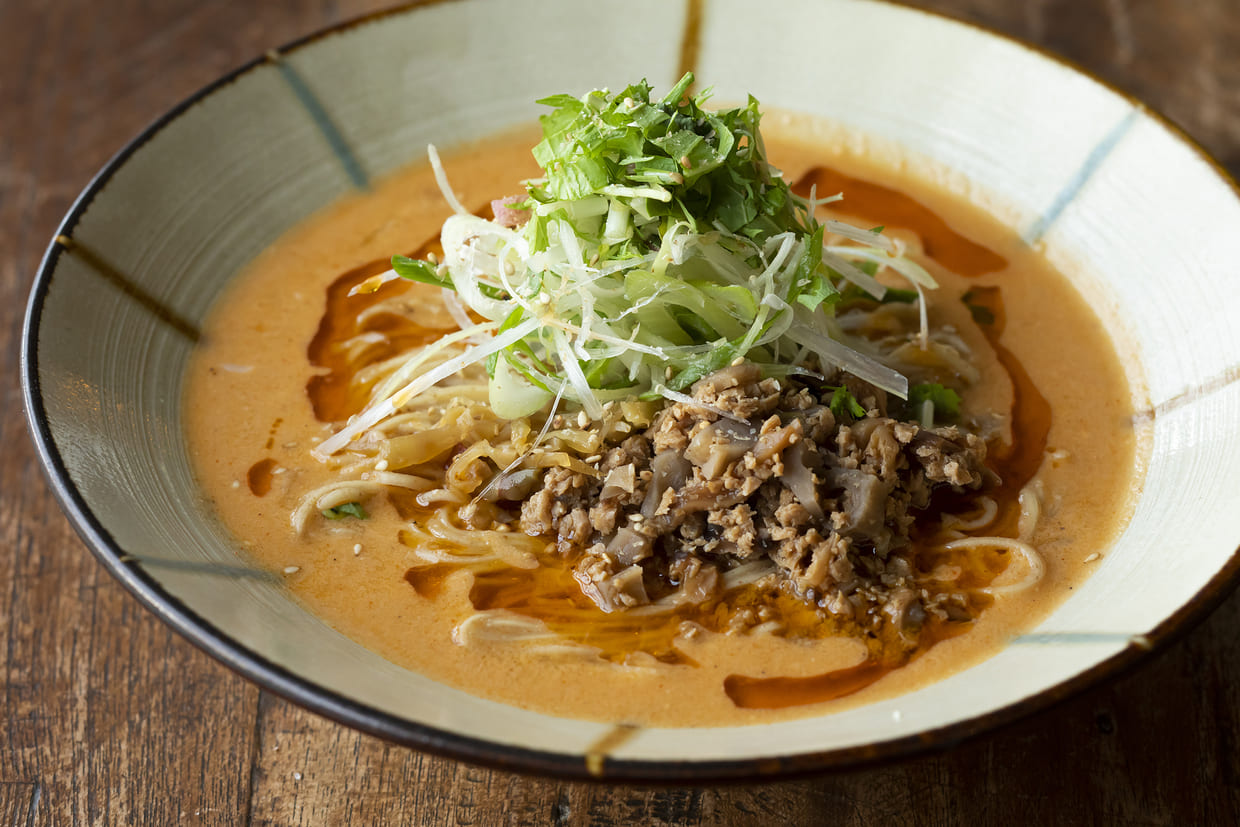 “Vegan Tantanmen,” at Mitsuka Bose
