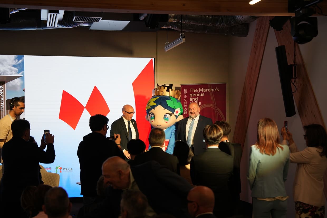 「イタリアパビリオン」マルケ州公式記者会見