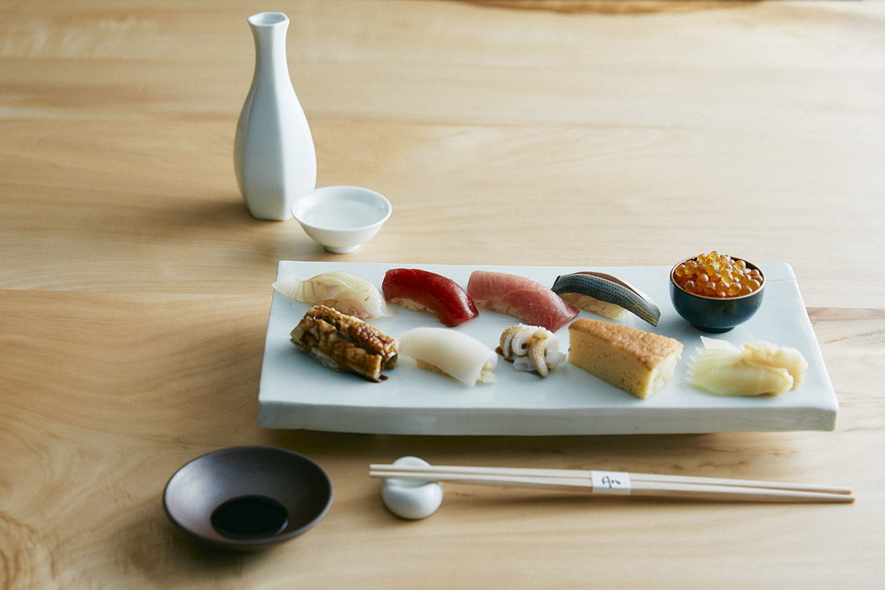 『XEX WEST aburiyaki ＆sushi An』のにぎり