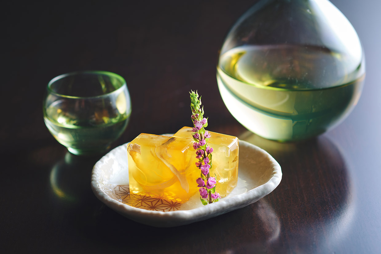 『界 長門』のフグの煮凝り