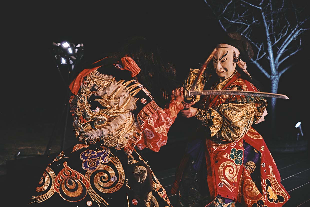 『界 出雲』のご当地楽「石見神楽」