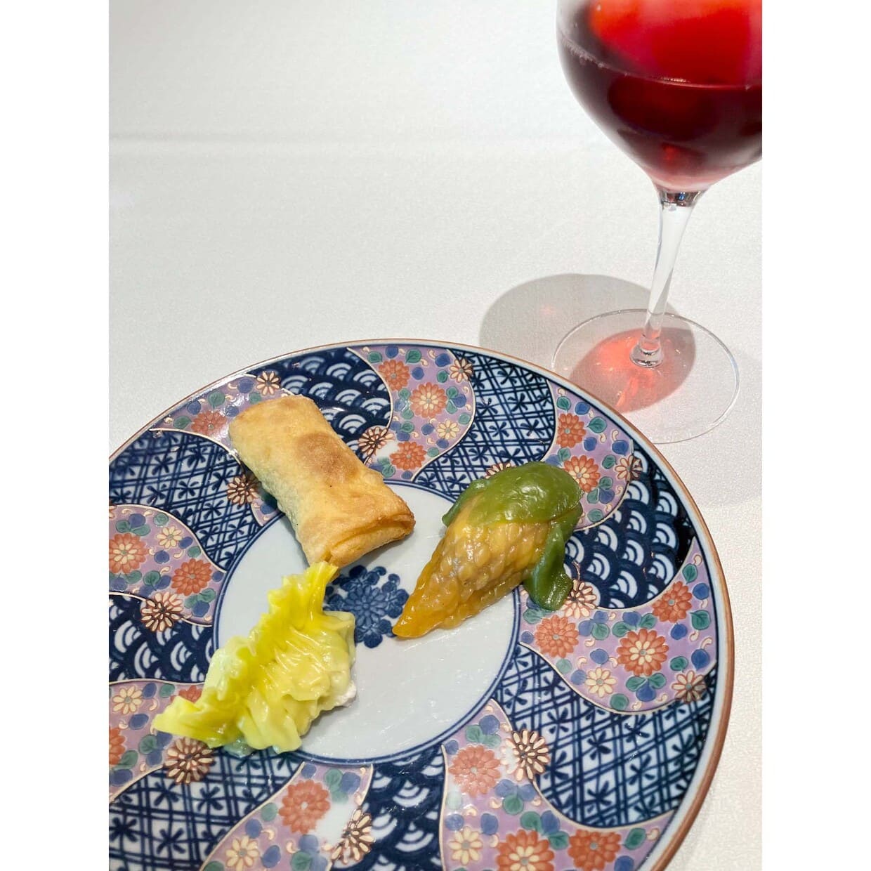 点心と酸梅湯