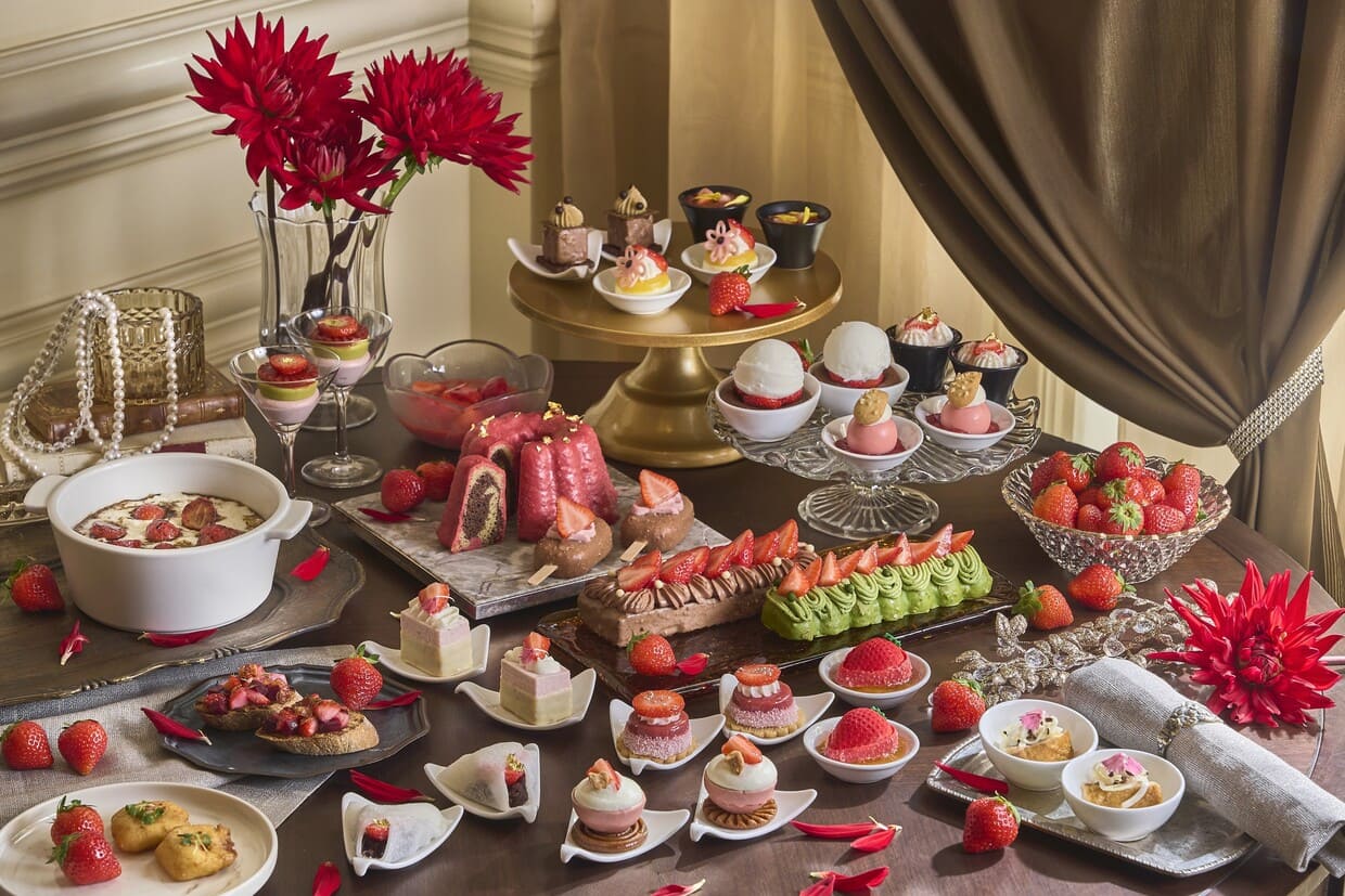 ザ・リッツ・カールトン大阪のストロベリーアフタヌーンブッフェ ―サロン デュ ストロベリー―メインカット