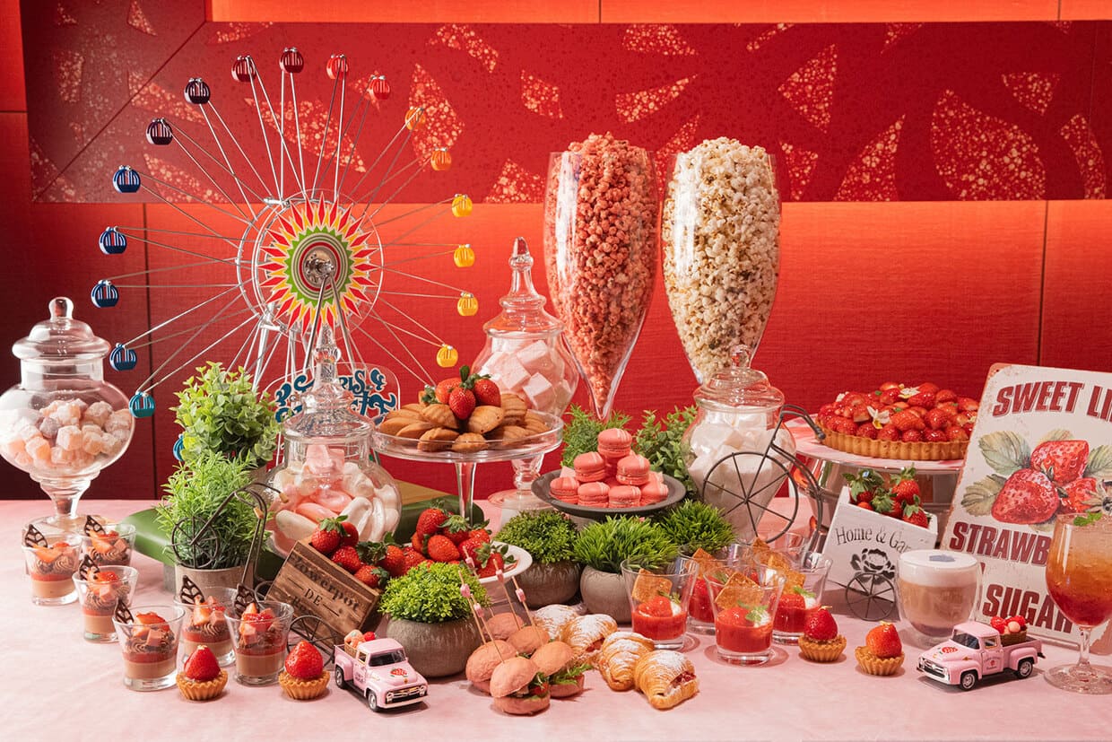 インターコンチネンタルホテル大阪のストロベリースイーツブッフェ
