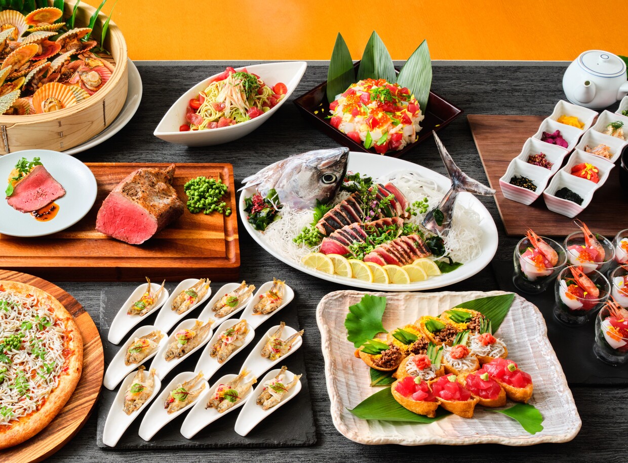 『ホテル浦島』のバイキング