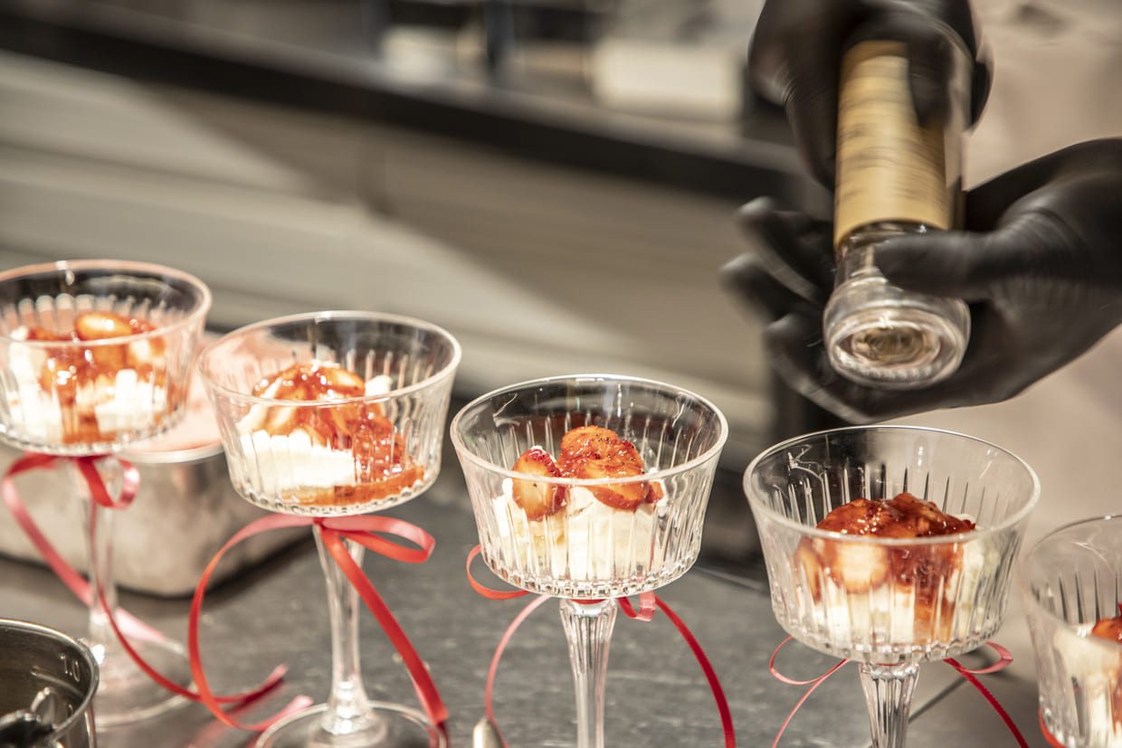 「奈良県 三郷町の古都華プレート」調理中