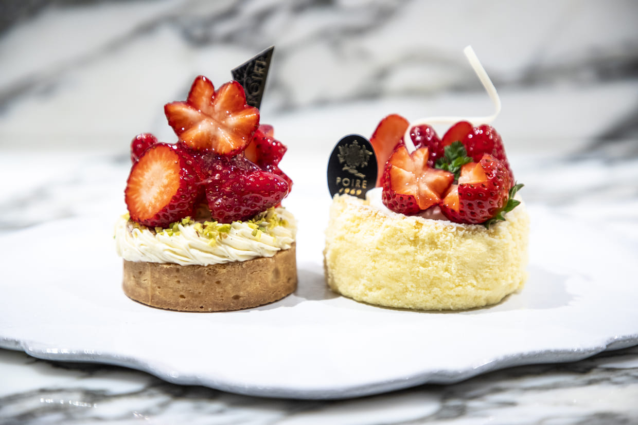 「タルト・オ・フレーズ・古都華」、「古都華フロマージュ」