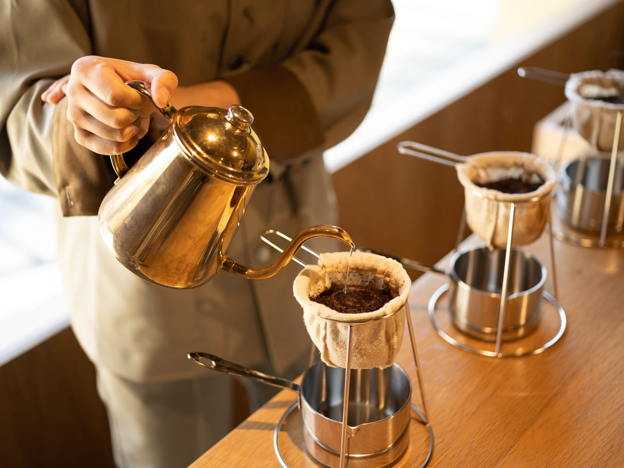 京都・南禅寺『BLUE BOTTLE STUDIO - KYOTO -』ネルドリップ