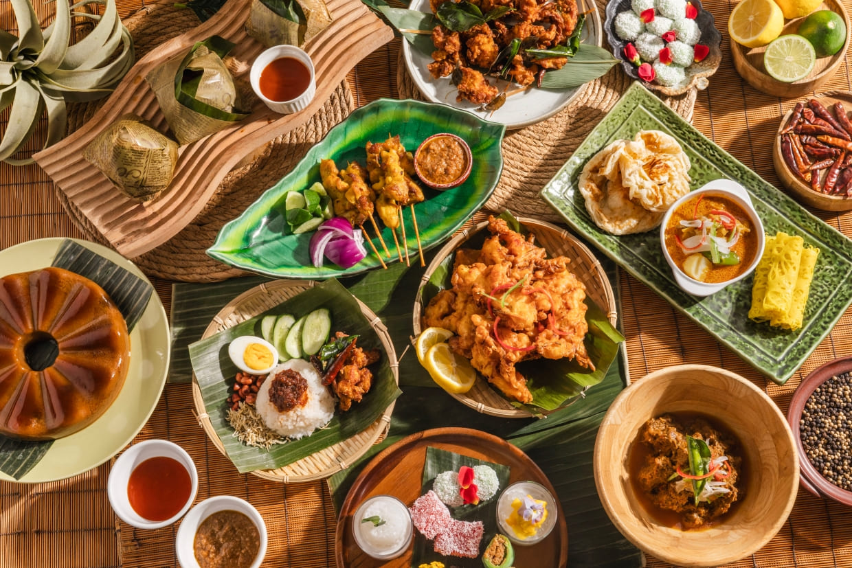 マレーシア料理集合写真