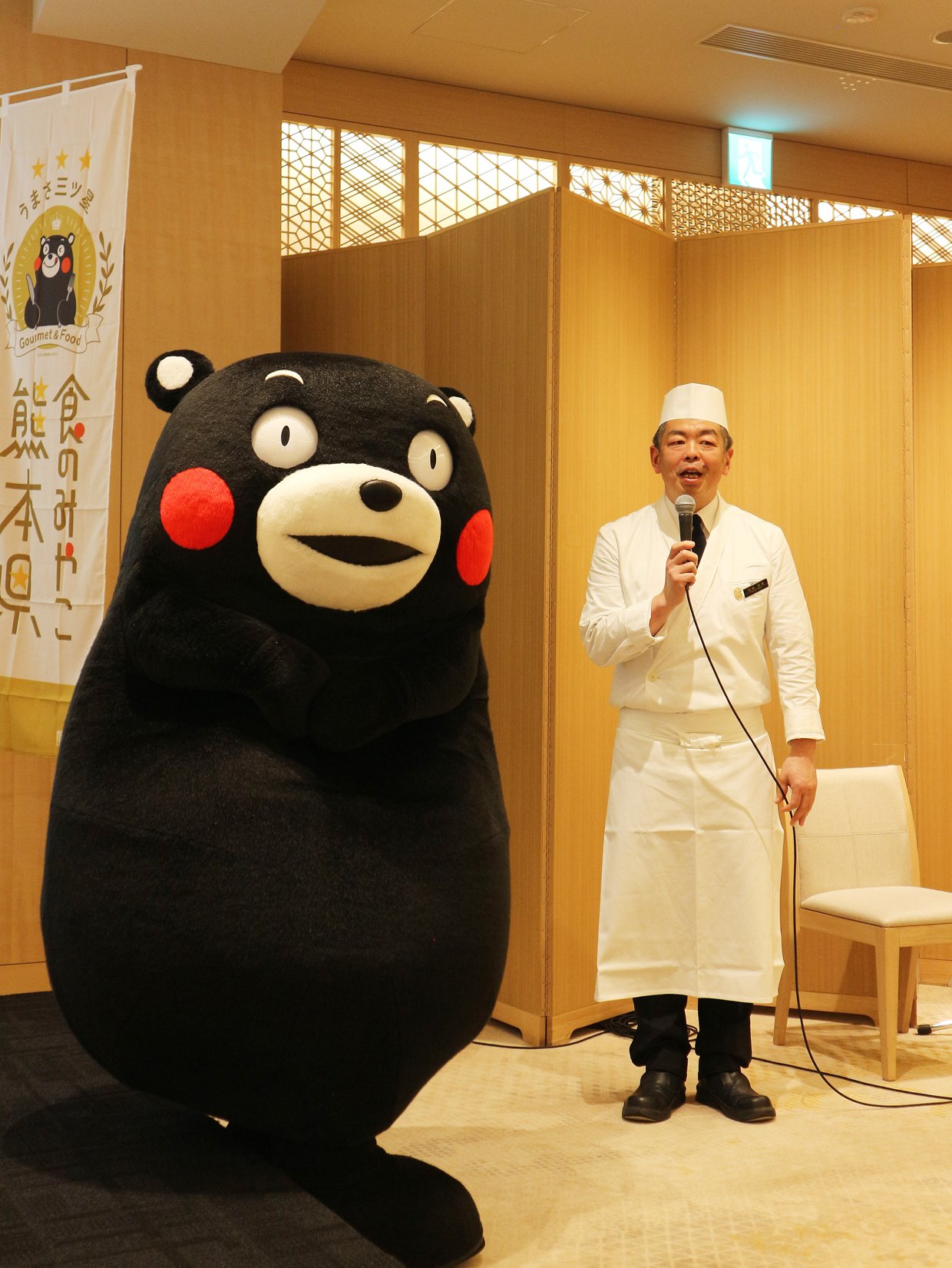 「食パラダイス鳥取県×食のみやこ熊本県フェア」八芳園、『割烹 BUTAI』の料理長を務める加納哲郎さん。