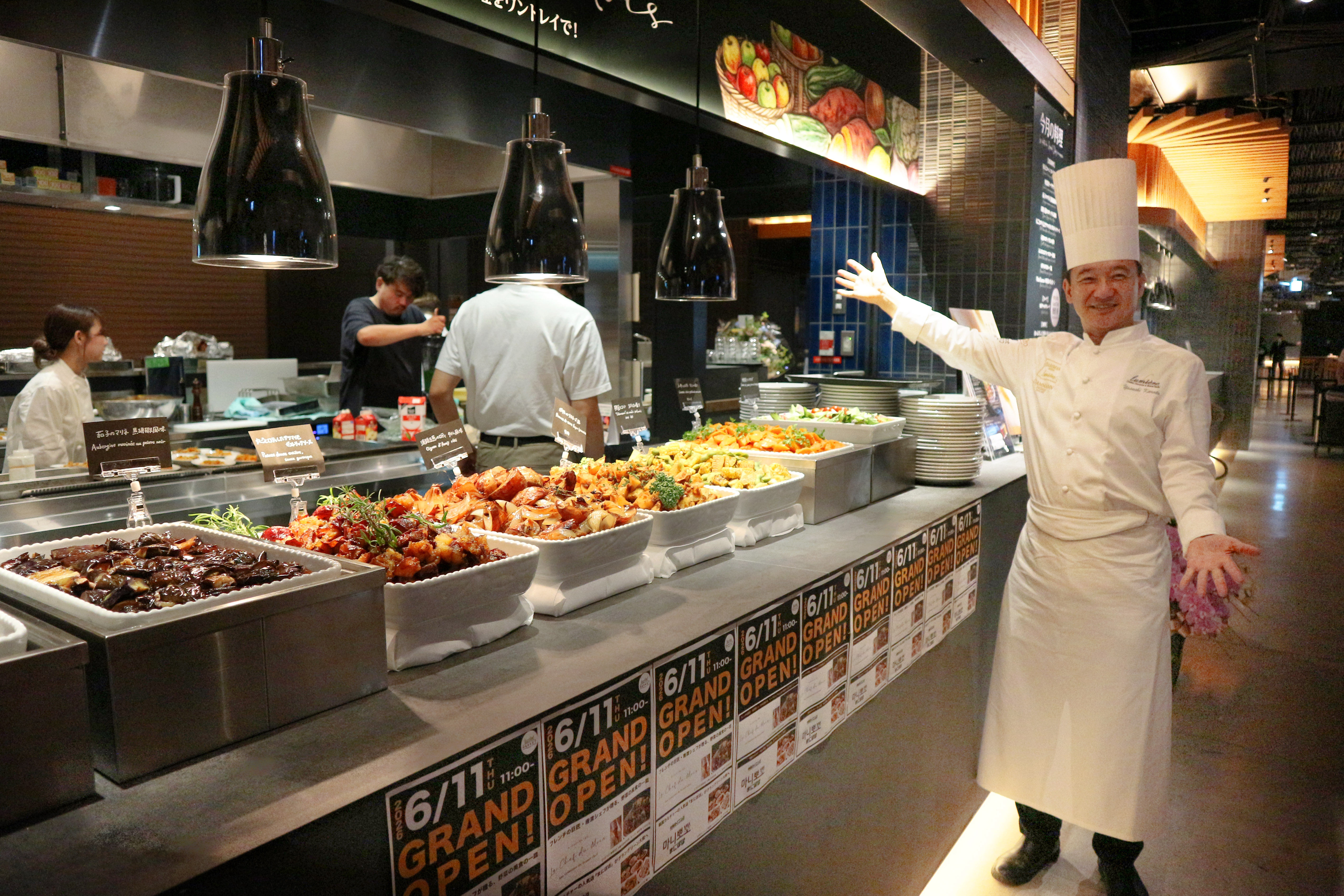 タイムアウトマーケット大阪のLe Chef du Mois料理
