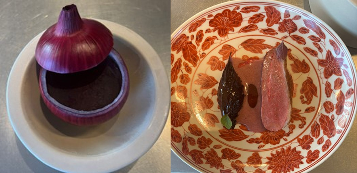 鴨とチェリー 海藻の香り