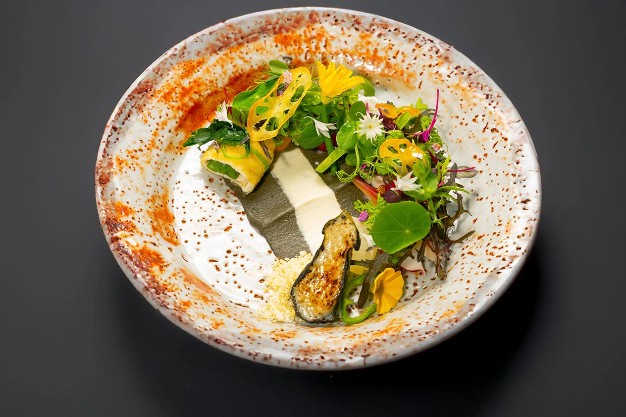 『菊乃井』と『Single Thread』のコラボ料理2