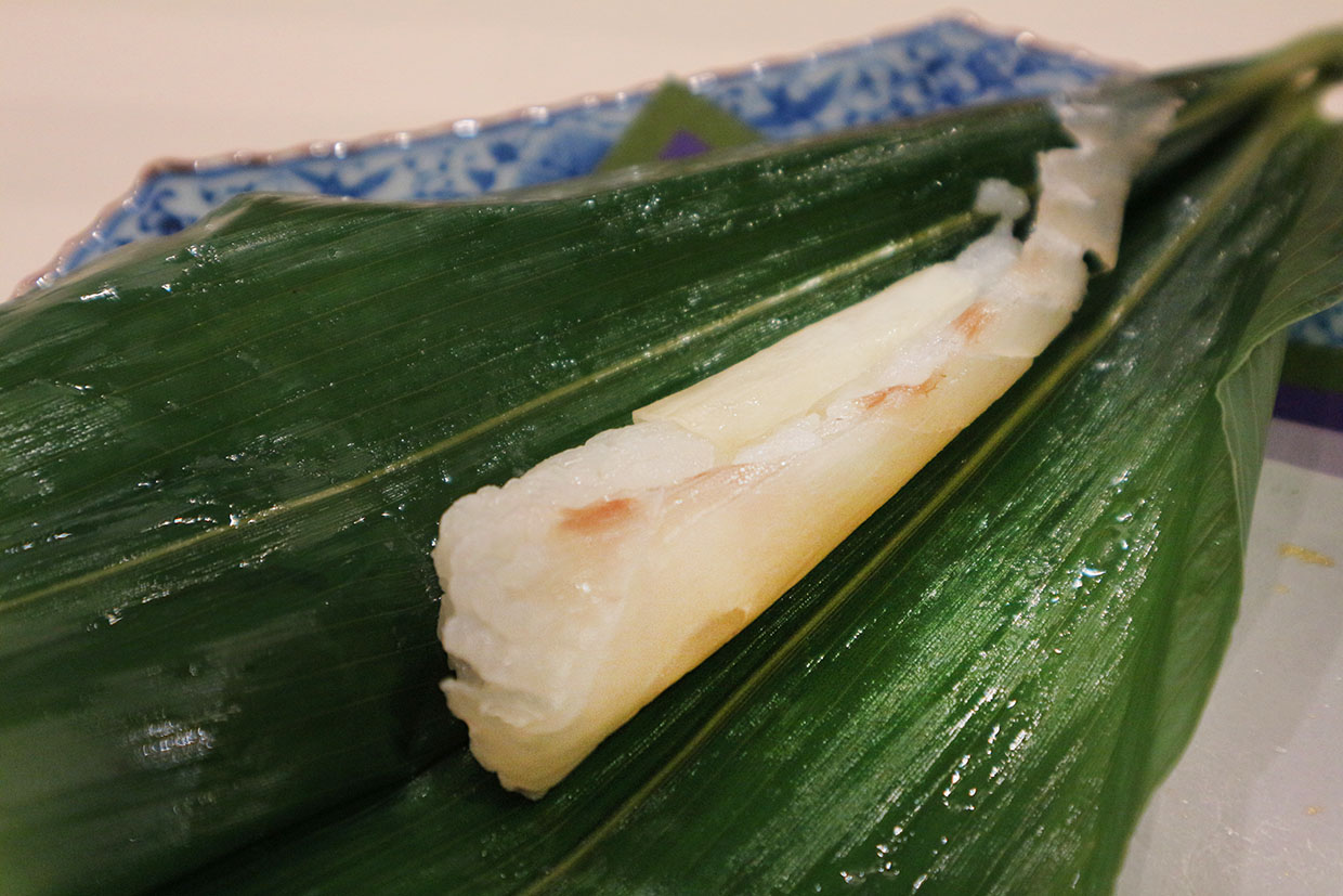 ミシュランガイド授賞式『柏屋 大阪千里山』のちまき