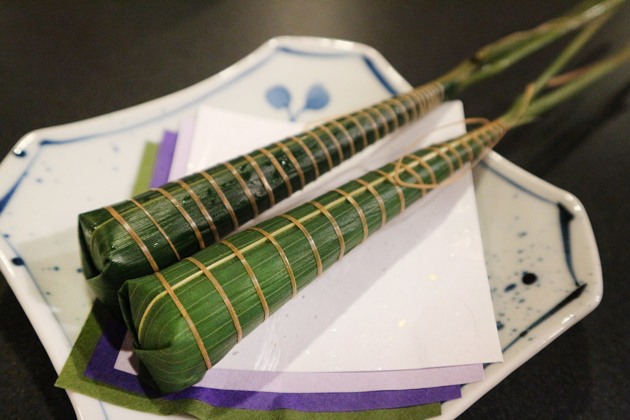 ミシュランガイド授賞式『柏屋 大阪千里山』のちまき