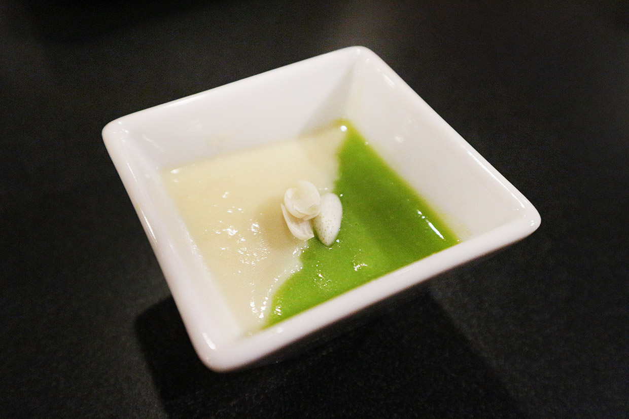 ミシュランガイド授賞式『柏屋 大阪千里山』のすり流し