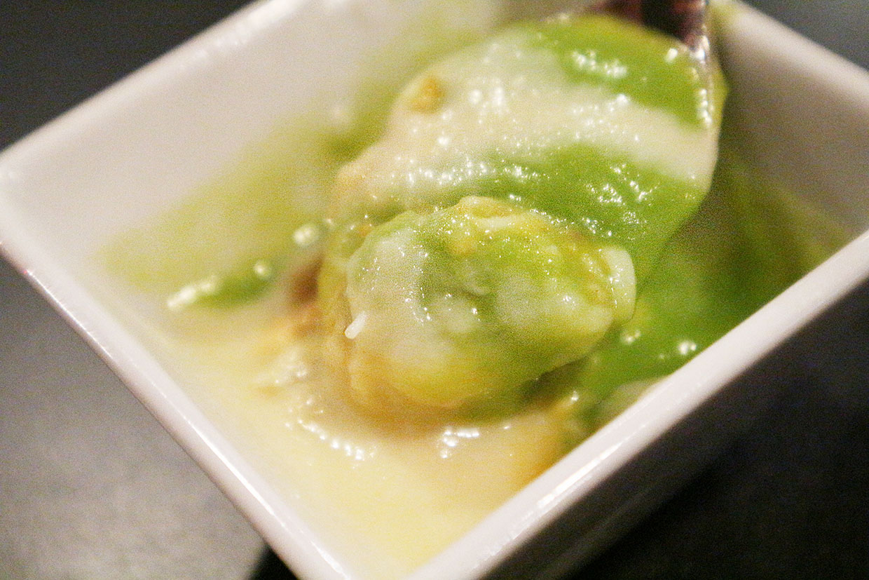 ミシュランガイド授賞式『柏屋 大阪千里山』のすり流し