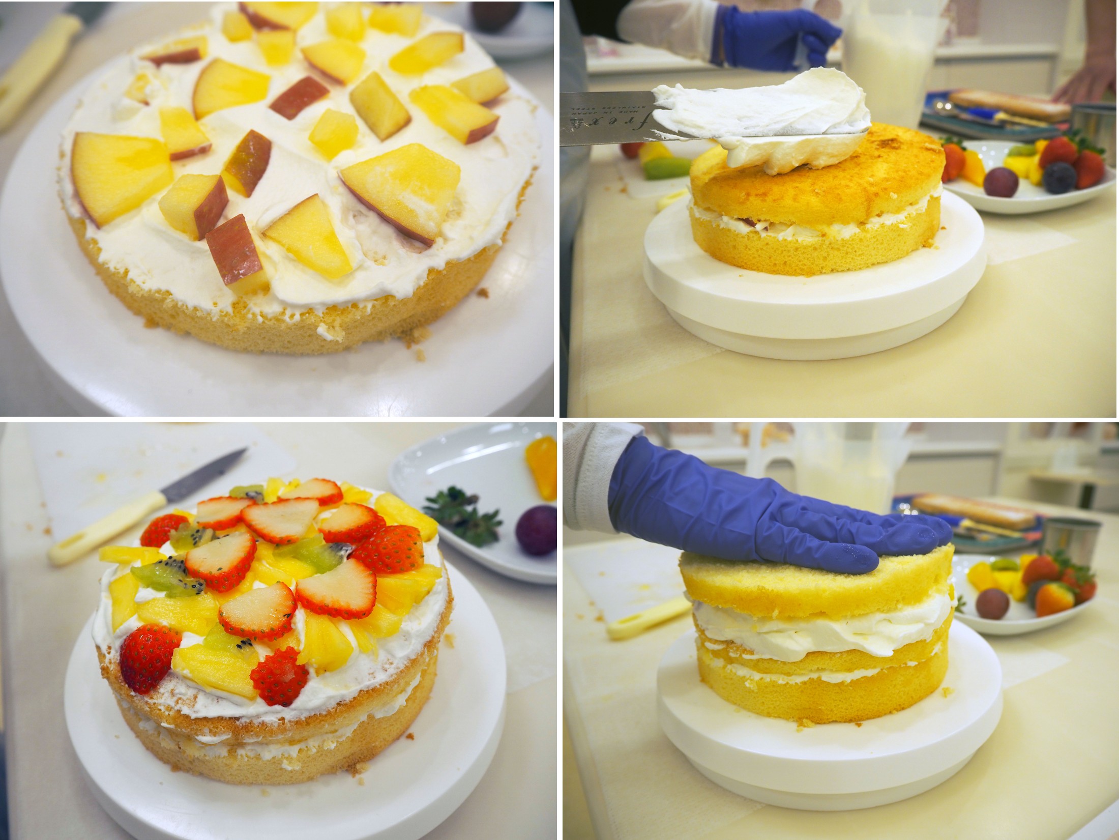 神戸・三宮『ケーニヒス クローネ』体験教室、デコレーション