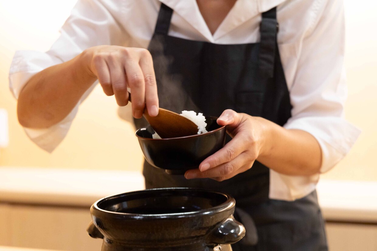 『日本料理 白日』ご飯