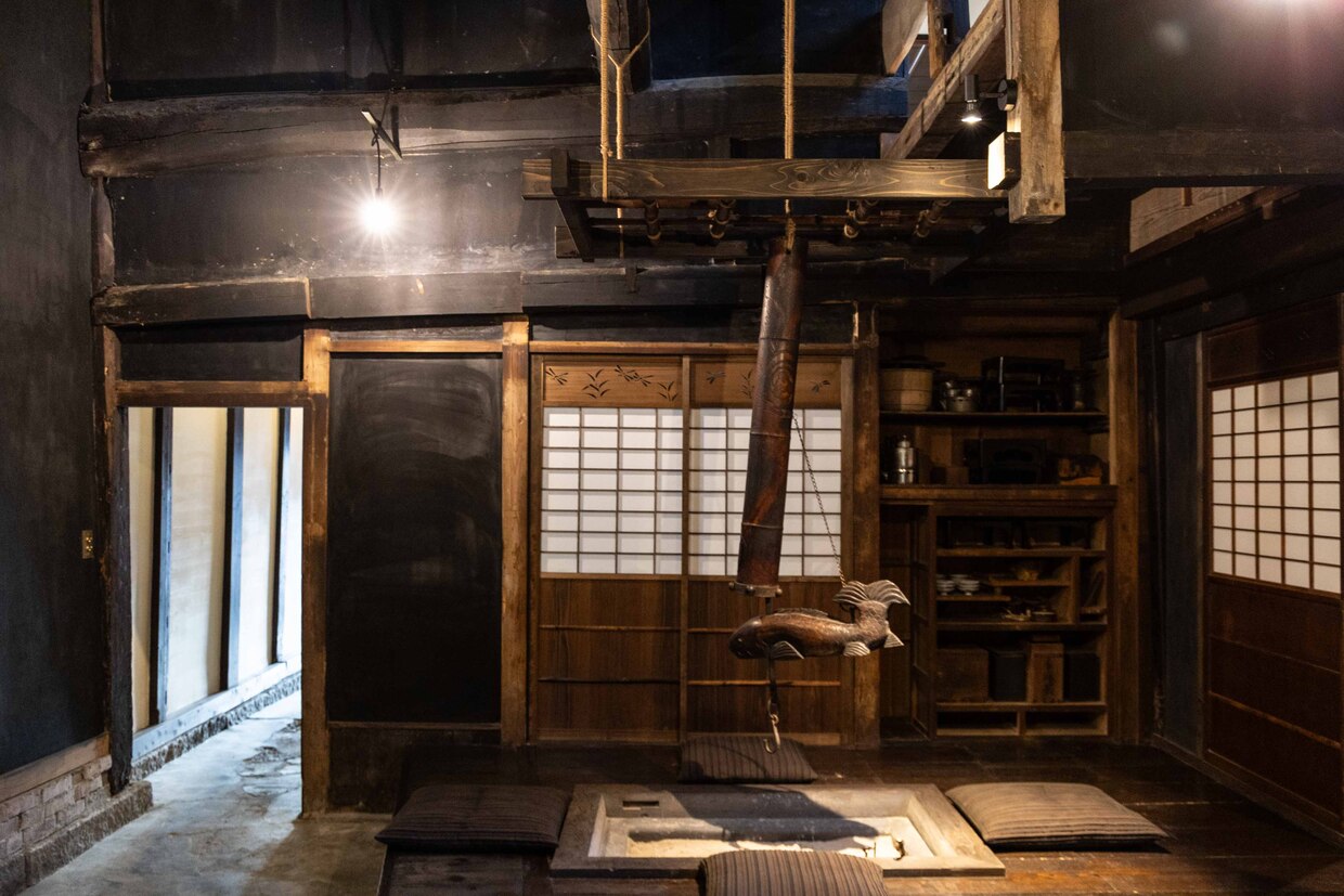 滋賀『福田屋』囲炉裏