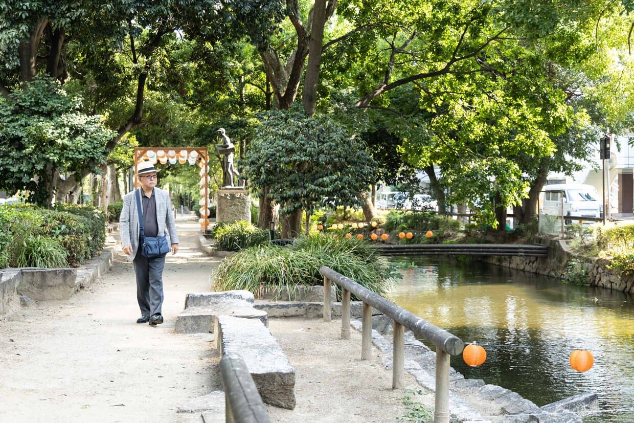 岡山市『あまおと』西川緑道