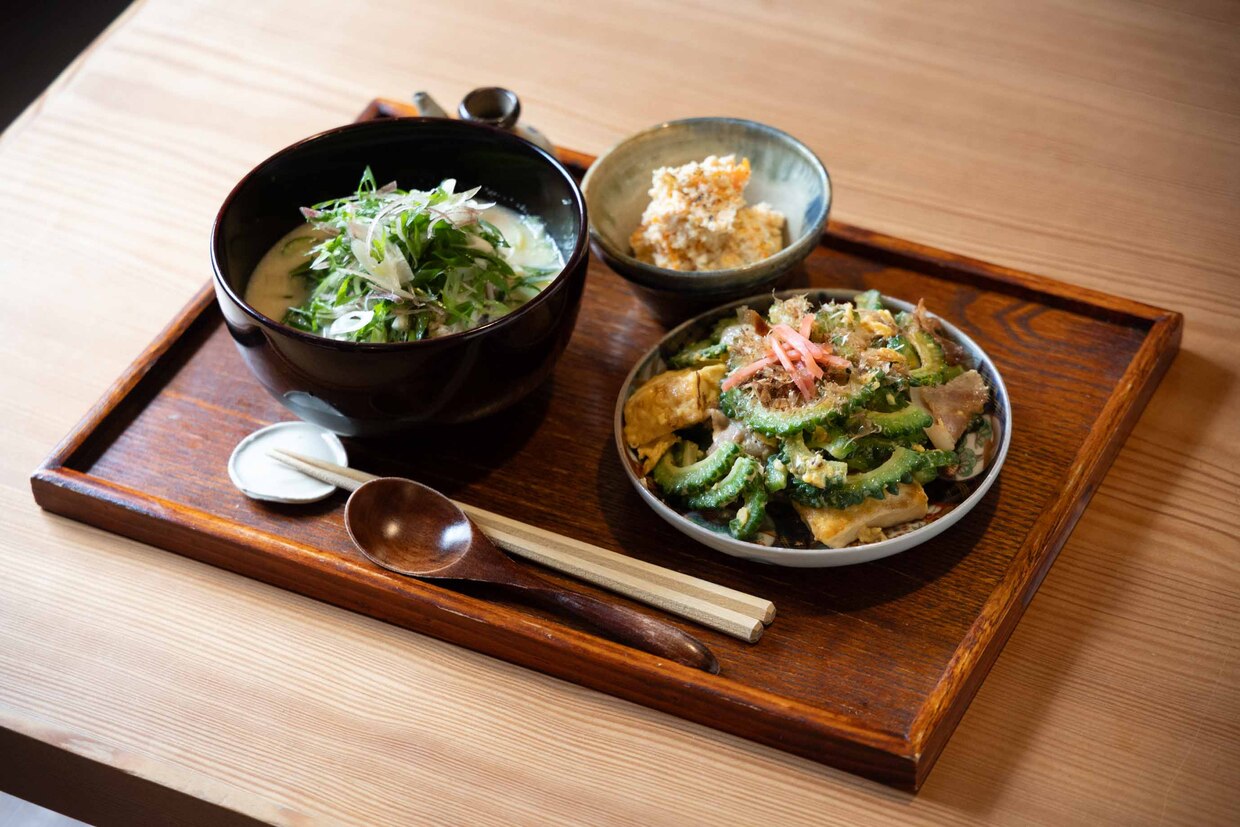 岡山市『あまおと』一汁一菜ランチ