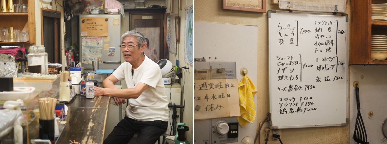 大阪・河内長野『呑々』マスター、メニュー