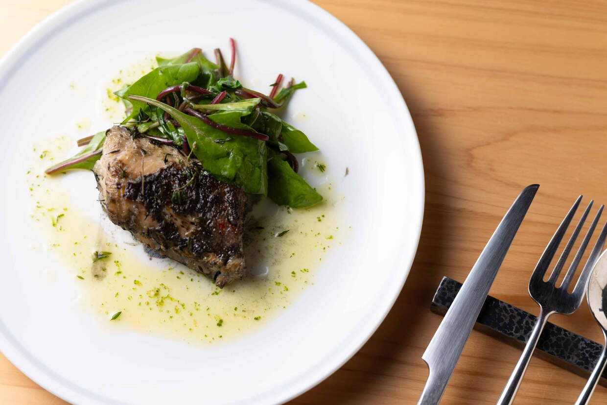 徳島・上勝町『ペルトナーレ』アメゴのソテー