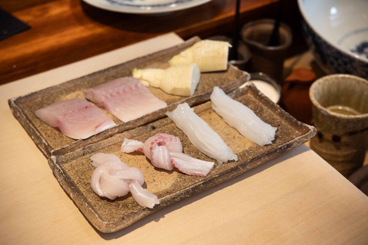 静岡・焼津『なかむら』仕入れた魚介