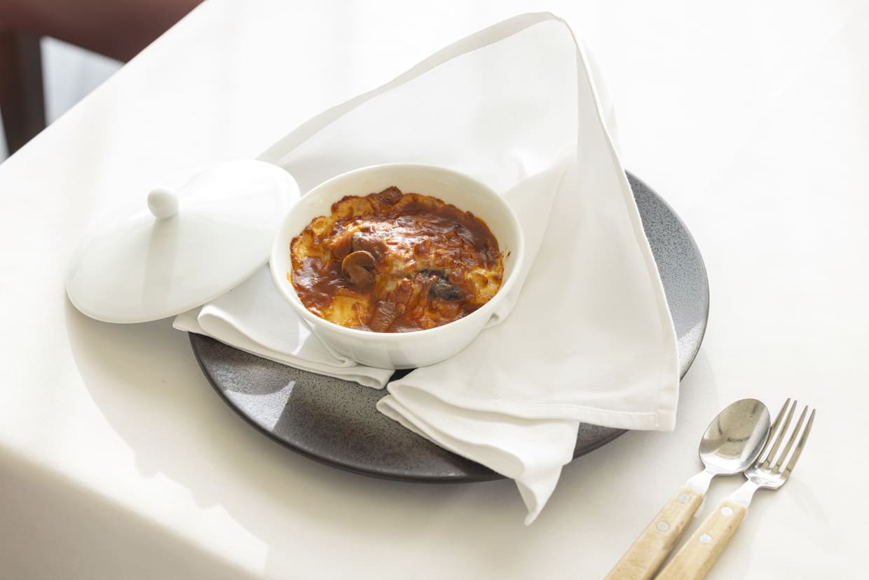 大阪・豊中『ラ・メゾンブランシュ』ハンバーグドリア