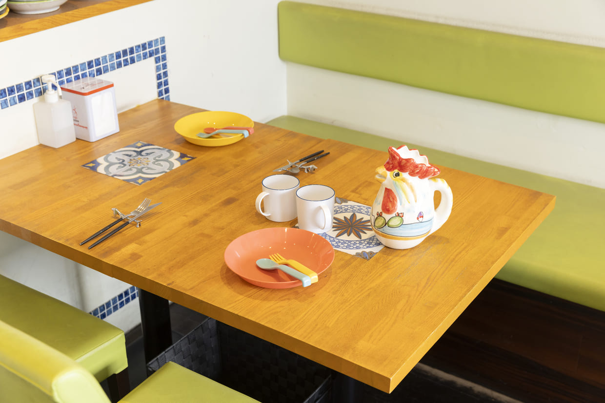 大阪・豊中『ピッツェリア アッティビータ』子ども用のカトラリー