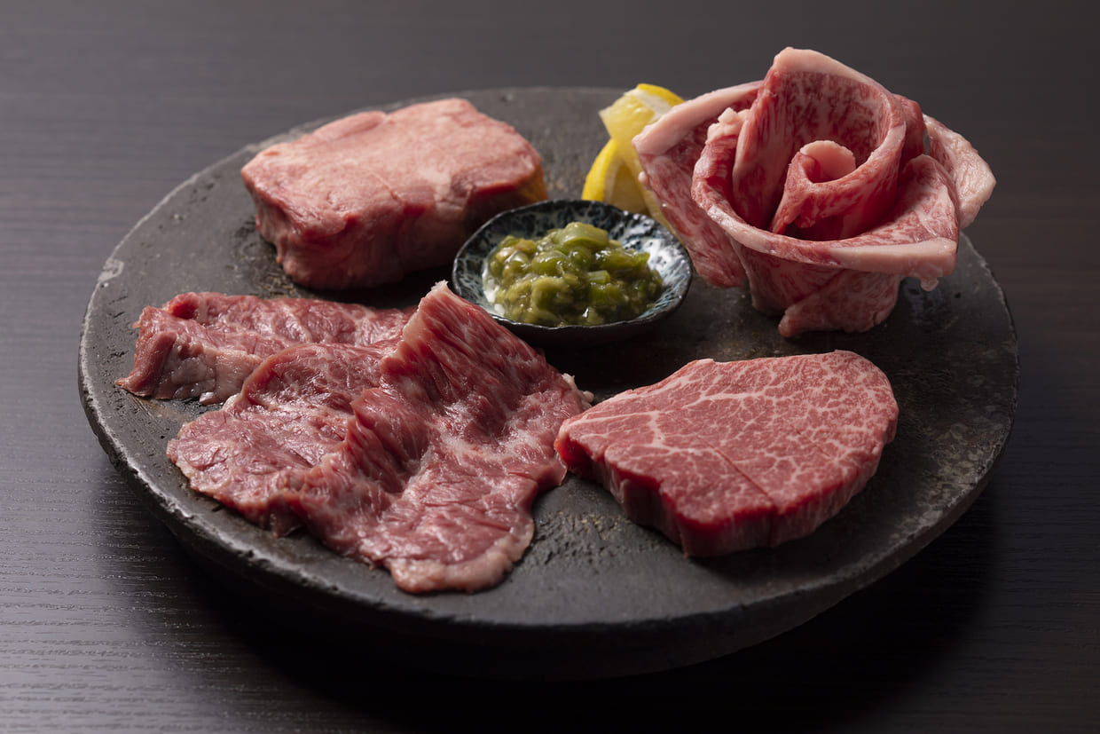 福島『すみび焼肉Da-Wa』特選4種盛り