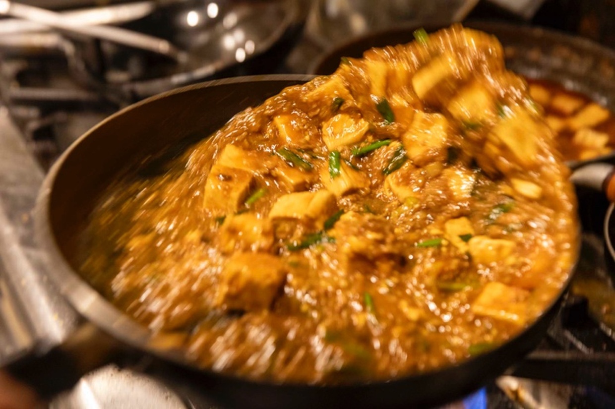 嶺上開花の料理