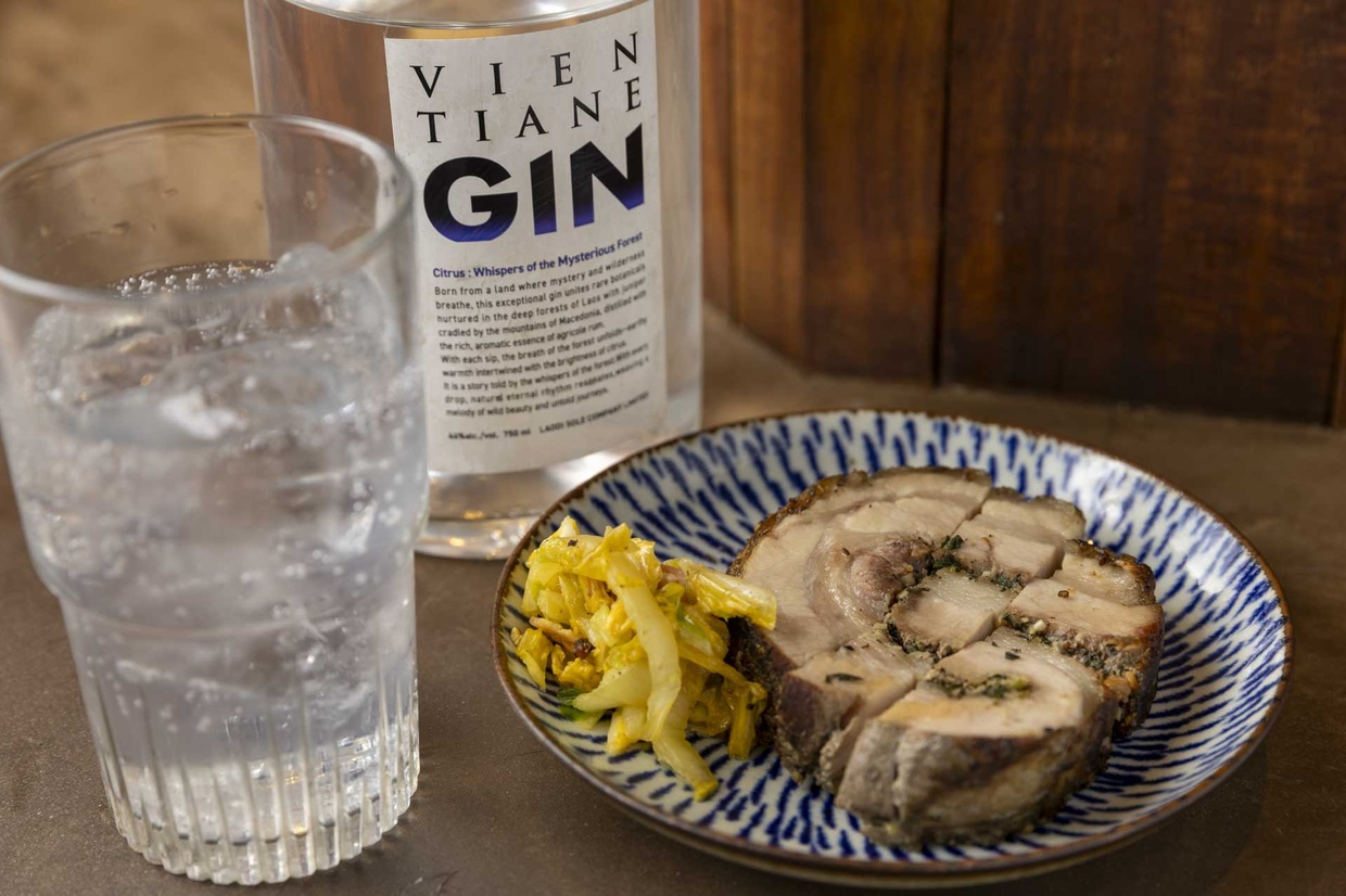 はらいそSparkleの料理とジン