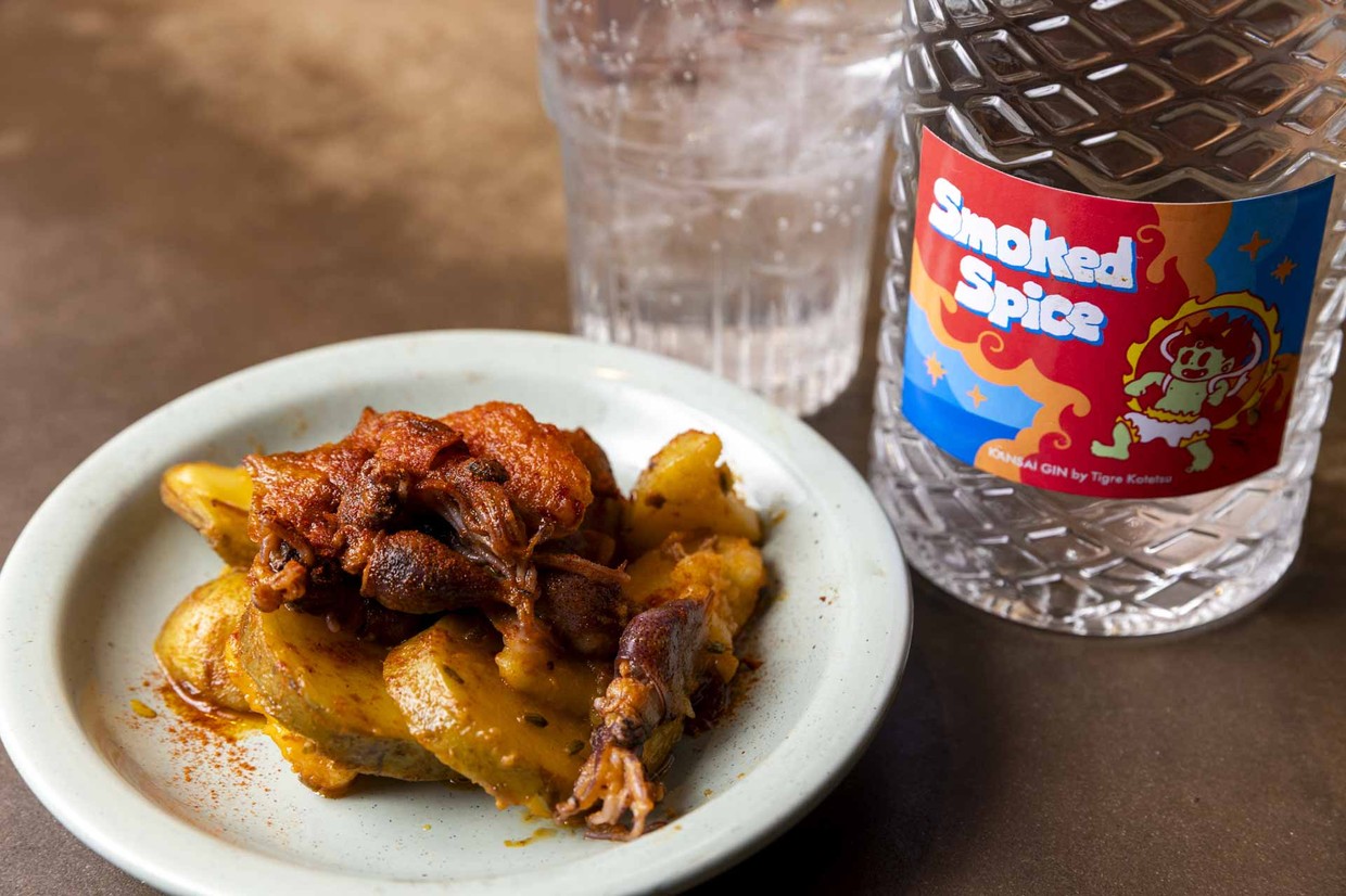 はらいそSparkleの料理とジン