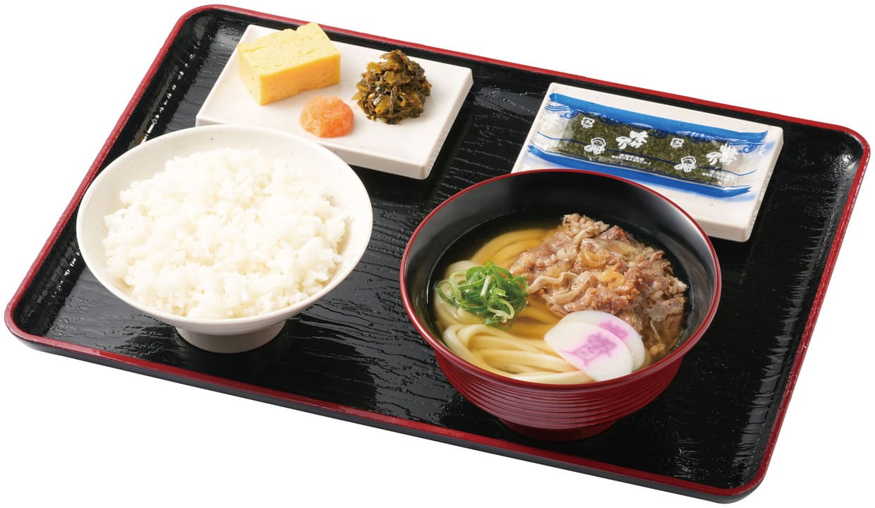 『資さんうどん』料理