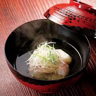 日本料理『にしの』の甘鯛のお椀