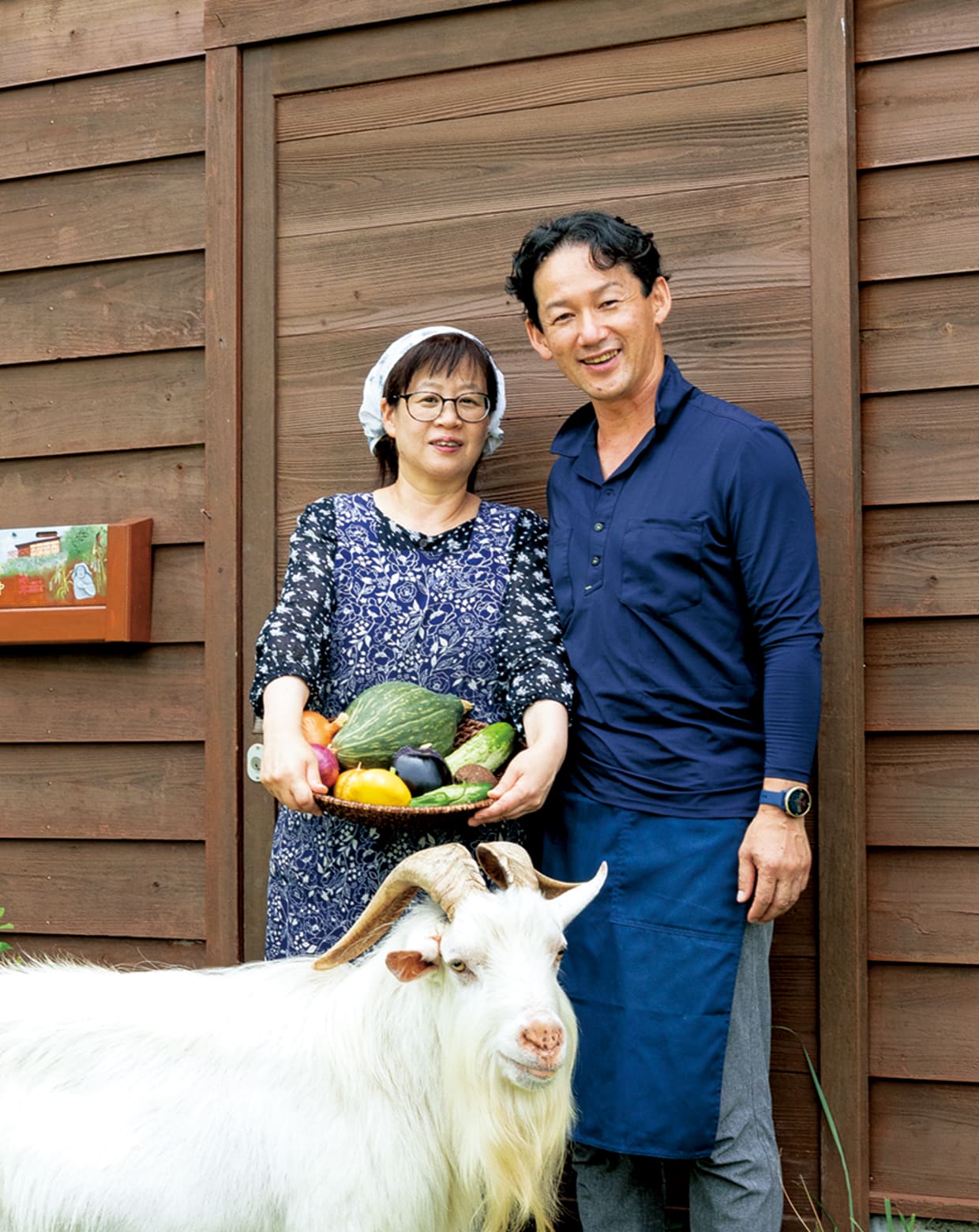 『清澄の里 粟』の三浦雅之さん、陽子さん