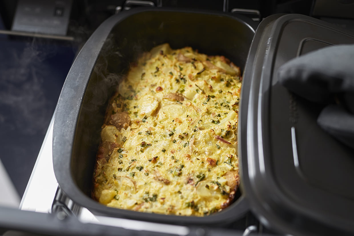 「ザ・ココット」で焼く