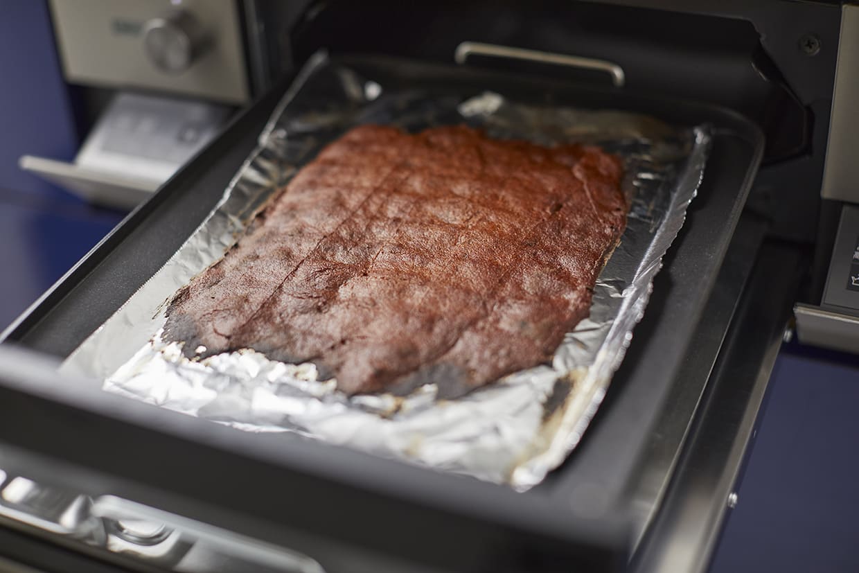 赤味噌を焼く