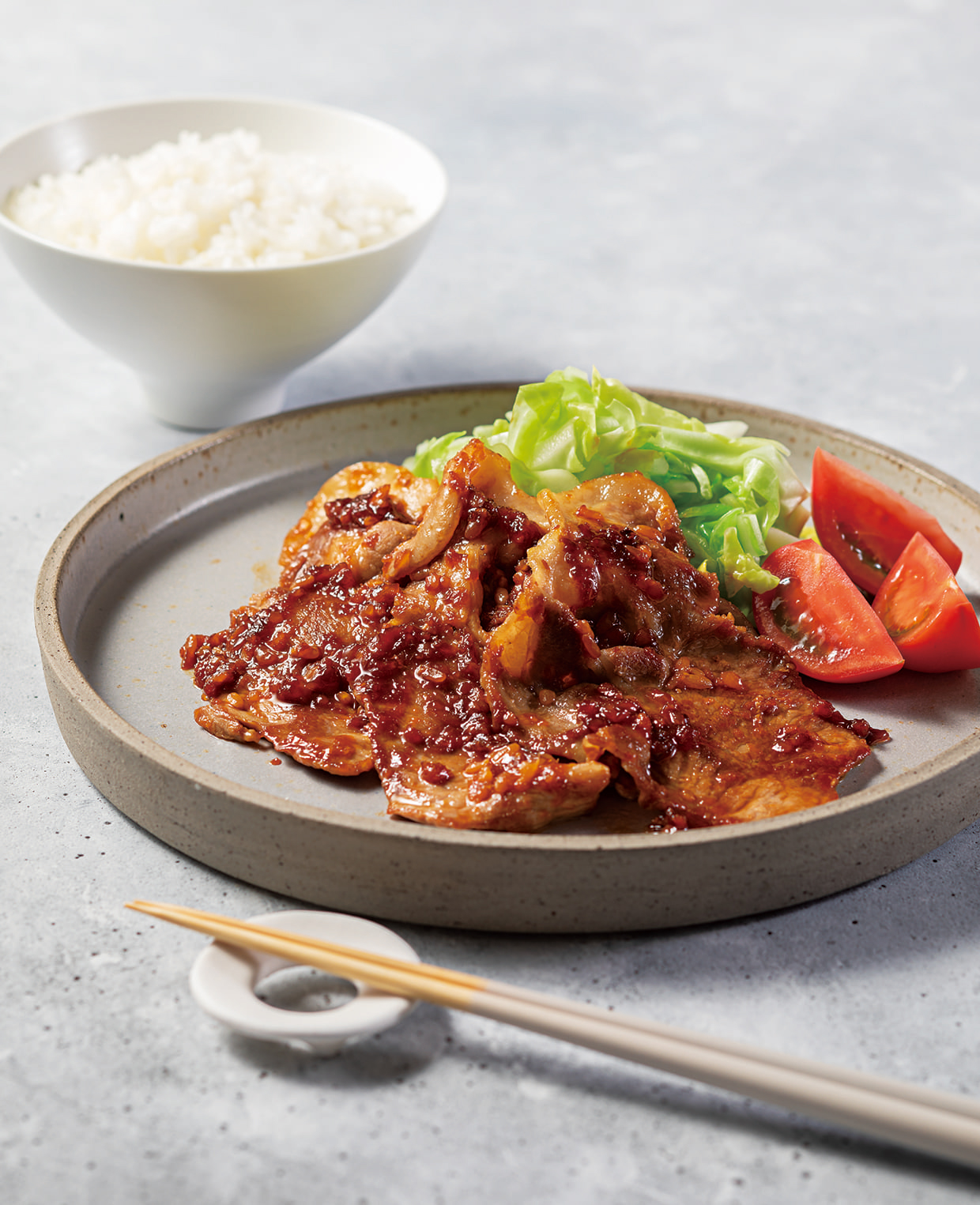 玉ネギ糀の豚の生姜焼き