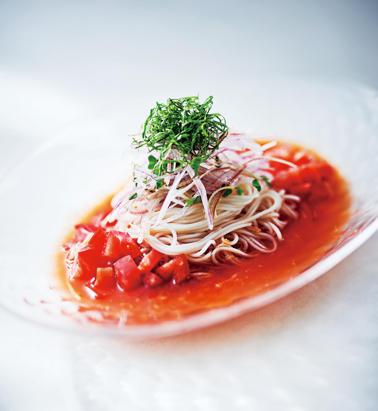 トマト素麺のレシピ