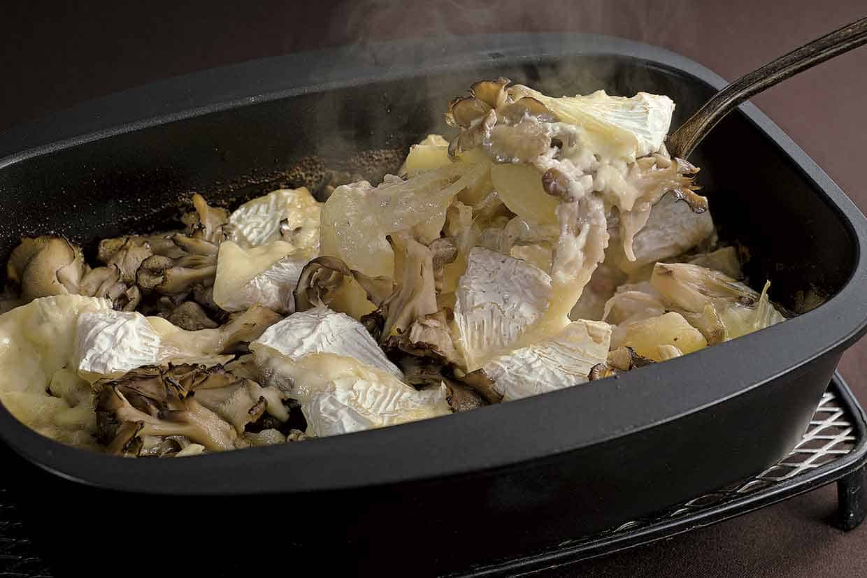 舞茸のタルティフレットのレシピ