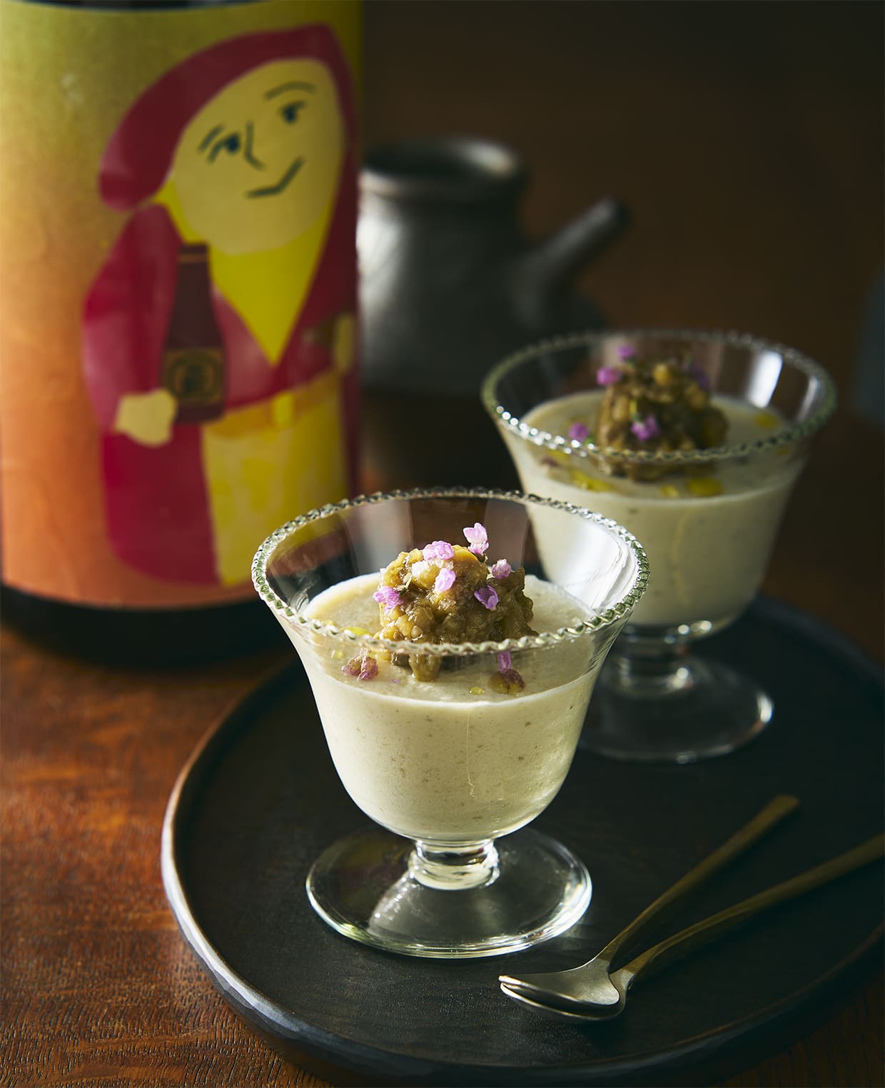 焼き茄子ムースの完成