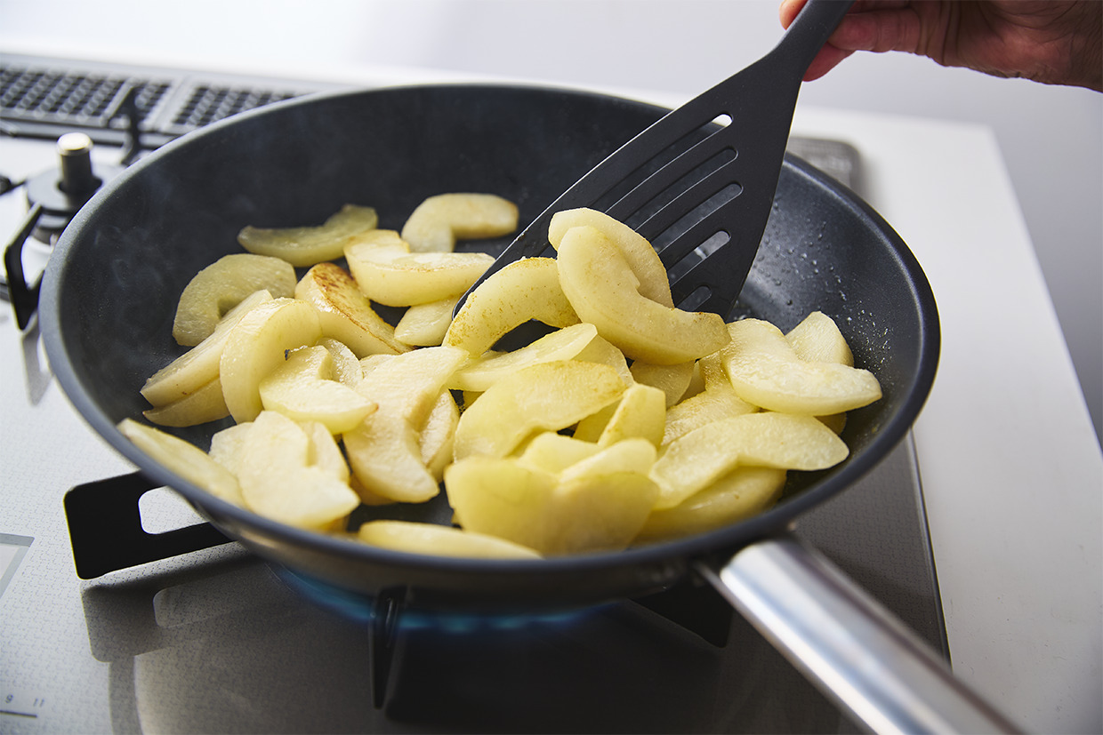 梨をローストする